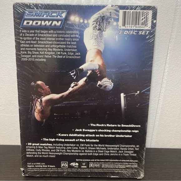 WWE: Smack Down The Best of 2009 - 2010 (DVD) New! - Picture 2 of 6